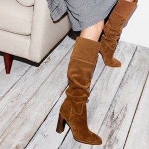 Michael Kors Regina Tall Boot Coffee Suede 8M
